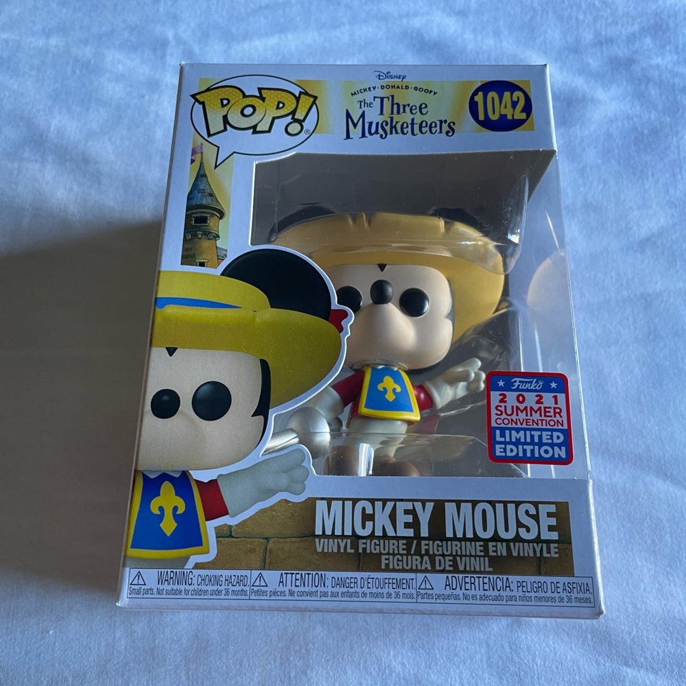 Funko Mickey Mouse Three Musketeers Figure Sealed